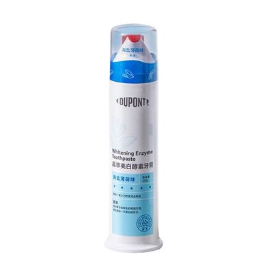 PP Custom Color Airless Toothpaste Pump Tube For 100ml 110ml Toothpaste Empty Bottle