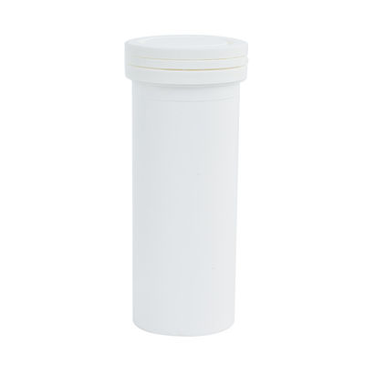 Vitamin C Effervescent Tablets Packaging PP Tube Bottle with Spring Cap and PP Material