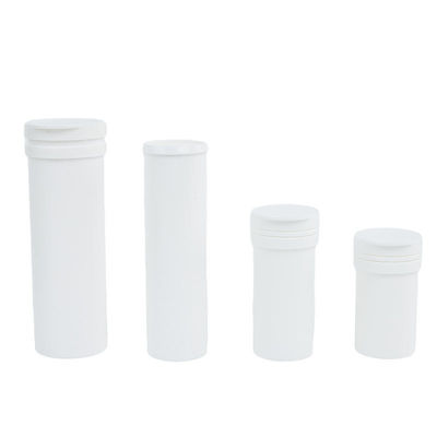Effervescent Tablet Empty White Pill Plastic Bottle with Cap Food Grade PP