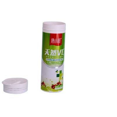 35*104 Food Grade PP Plastic Bottle for Custom Logo Tablet Tube