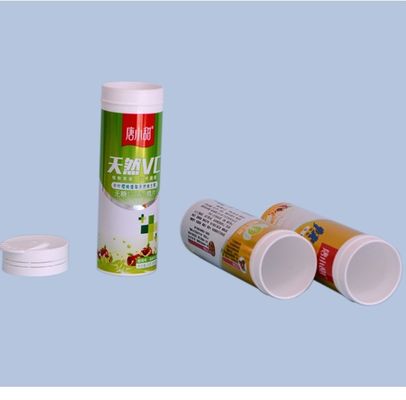 35*104 Food Grade PP Plastic Bottle for Custom Logo Tablet Tube