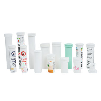 Industrial Supplements PP Effervescent Tablets Tubes with Custom Logo and Cap