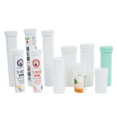 Customized Logo Color Empty Plastic Tube For Vitamin C Plus Effervescent Tablets