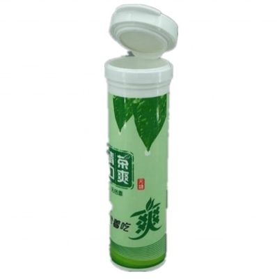 Plastic PP Tubes With Or Without Desiccant Spiral Lids For Packaging Of Supplements