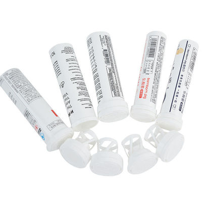 Empty White Straight Candy Bottle for Effervescent Vitamin Tablets in Injection Molding