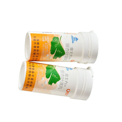 Easy Clean PP Collar Material Vitamin C Effervescent Tablet Bottles OEM Acceptance