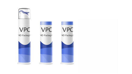 Press Dispensing Food Grade PP Airless Pump Bottle Toothpaste Custom Logo Available 100ml